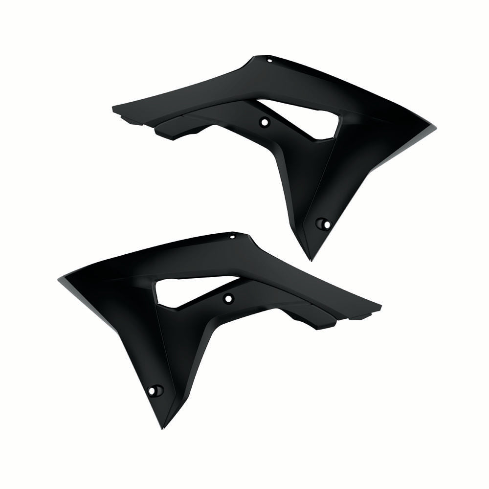 Polisport Rad Radiator Scoops Tank Panels For Honda CRF 450R Black 2017-2018